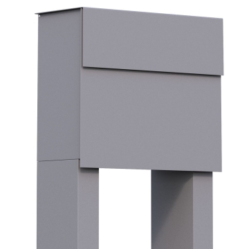 Vrijstaande brievenbus Molto Grijs Metallic