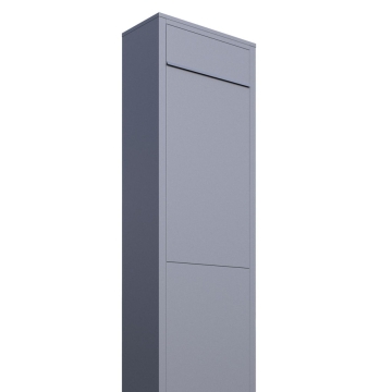 Vrijstaande brievenbus Big Box Grijs Metallic