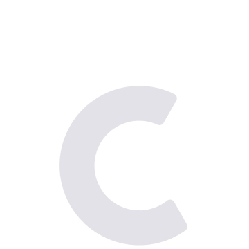 Zelf -adhesief brief "c" - 40 mm in Wit