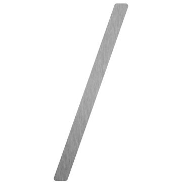 Zelf -adhesief huisnummer "slash" - 152 mm RVS
