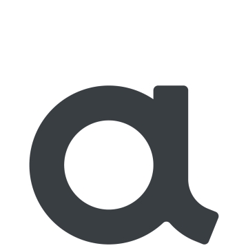 Zelf -adhesief huisnummer "a" - 40 mm in antraciet