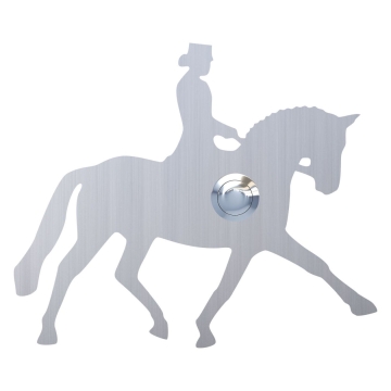 Deurbel dressuurpaard RVS