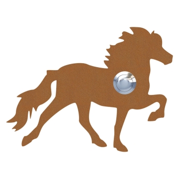 Deurbel Friespaard Okerbruin
