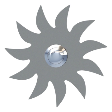 Deurbel zon Grijs Mettallic