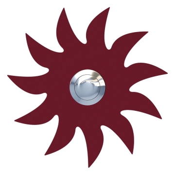 Deurbel zon Rood