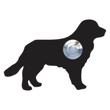 Deurbel Hond ''Baloe'' Zwart