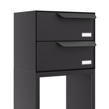 Brievenbus unit Rotterdam for Two in Zwart