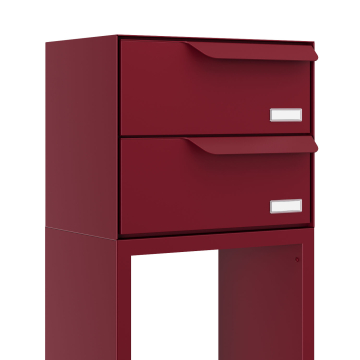 Brievenbus unit Rotterdam for Two in Rood