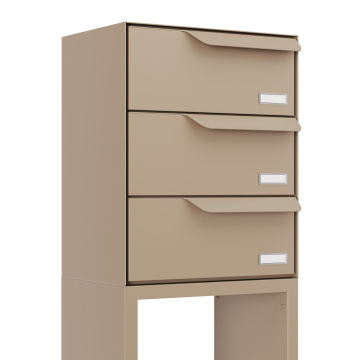Brievenbus unit Rotterdam for Three in Beige