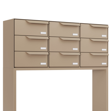 Brievenbus unit Rotterdam for Nine in Beige