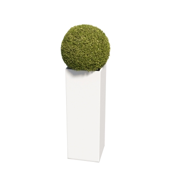 Bloempot Skinny Pillar Medium in Wit