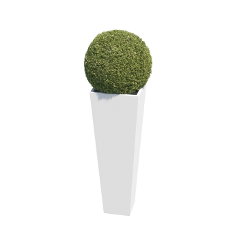 Bloempot Skinny Vase Medium in Wit