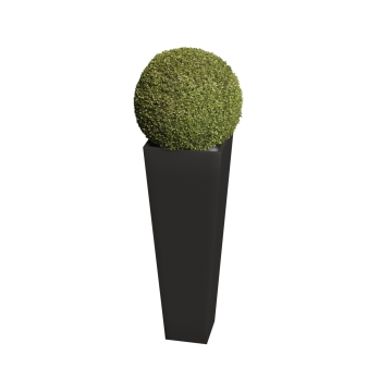 Bloempot Skinny Vase Medium in Zwart