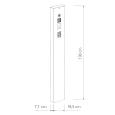 Intercomsysteem met standaard en Keypad module Smart Doorbird D1101KV  in antraciet thumbnail