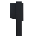 Postkastsysteem Flag voor vier Zwart thumbnail