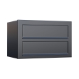 Postkastsysteem Cube voor twee Antraciet thumbnail