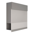 Brievenbus Manhattan Special White in Grijs Metallic thumbnail