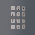 Intercomsysteem met standaard en Keypad module Smart Doorbird D1101KV  in antraciet thumbnail