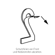 Zelf -adhesief huisnummer "2" - 152 mm in antraciet thumbnail