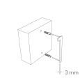 Modern huisnummer '' '1' ' - 152 mm in zwart thumbnail