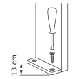 Postkastsysteem Elegance voor twee Okerbruin met RVS inwerpklep thumbnail