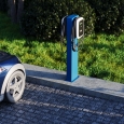 VW StationMaster for Two laadstation met bodemplaat in grijs thumbnail