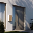 Brievenbus Faro RVS met HPL-front thumbnail