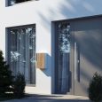 Brievenbus Faro RVS met HPL-front thumbnail