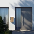 Brievenbus Faro RVS met HPL-front thumbnail