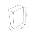 Brievenbus Faro RVS met HPL-front thumbnail
