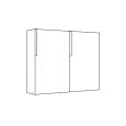 Brievenbus Faro RVS met HPL-front thumbnail