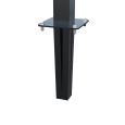 Vrijstaande brievenbus model Americano voor vier Anthracite thumbnail