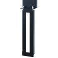 Postkastsysteem Elegance voor twee Okerbruin met RVS inwerpklep thumbnail