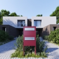 Postkastsysteem Elegance voor twee Okerbruin met RVS inwerpklep thumbnail
