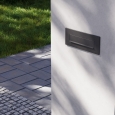 Doorvoerwandbrievenbus Allegri in Zwart thumbnail