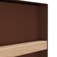 Oxford brievenbus in bruin met houten handvat thumbnail