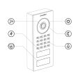 Opbouw deurintercom Smart-ON Doorbird D1101V  in Beige-grijs thumbnail