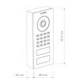 Opbouw deurintercom Smart-ON Doorbird D1101V  in Beige-grijs thumbnail