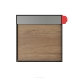 Brievenbus Americano Grijs Metallic met HPL-front thumbnail