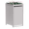 Vuilnisbak doos Tilda voor 1 - 240L in Lichtgrijs metallic