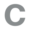 Huisnummer ''c'' Grijs Mettallic