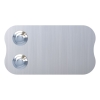 Deurbel cirkel voor twee RVS