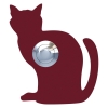 Deurbel Kat ''Luna'' Rood