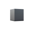 Wandlamp “Cube Quarto” in antraciet