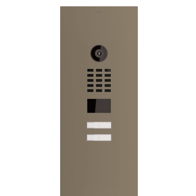 Intercomsysteem met standaard Smart for Two Doorbird D1102V  in beigegrijs