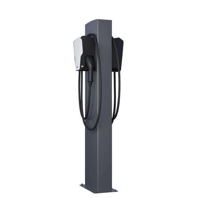 ABL Wallbox Standvoet for Two met bodemplaat in antraciet