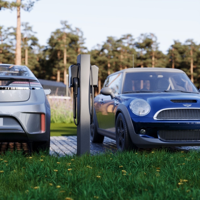ABL Wallbox Standvoet for Two met bodemplaat in antraciet
