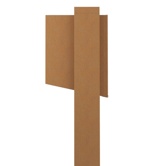 Postkastsysteem Flag voor vijf Okerbruin