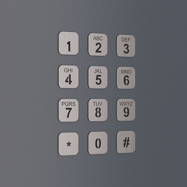 Intercomsysteem met standaard en Keypad module Smart Doorbird D1101KV  in antraciet