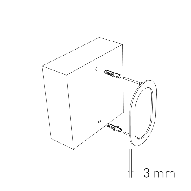 Modern huisnummer '' '' 0 '' - 245 mm in wit
